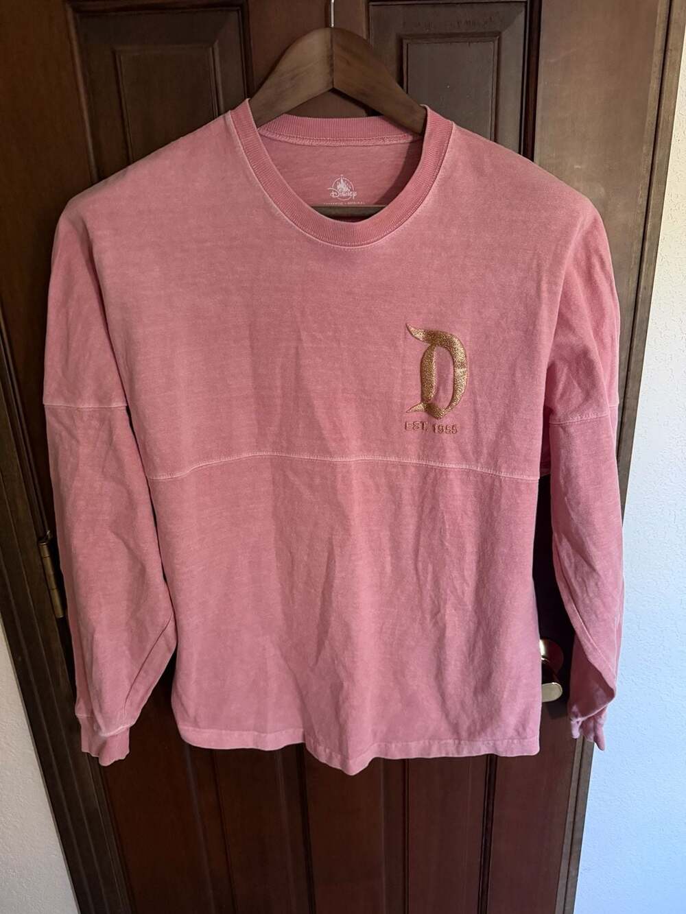 Disneyland Resort Briar Rose Gold Pink Glitter Spirit Jersey